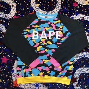 A bathing ape vintage cotton candy sweater